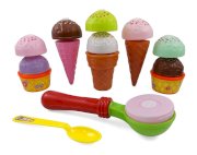 Ice Cream Party Fast Food Cooking & Cutting Play Set Toy for Kids