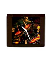 Bgfanstore Devraj Baruah Flame Artwork Dirty War Wall Clock