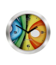 Cosmosgalaxy Multicolour Fiber And Acrylic Classic Wall Clock