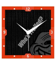 Shopkeeda Black & Gray Engineering Wood Who Is Trolled Wall Clock