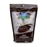 Blue Diamond Natural Oven Roasted Almonds, Bag, Dark Chocolate 14 oz