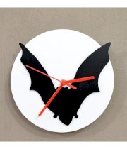 Blacksmith Halloween Bat Wall Clock
