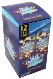 Blue Diamond Almonds Roasted Salted - Tube 24 Count