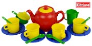 Durable Children's Tea Set, Pretend Play Tea Set for Little Girls & Boys