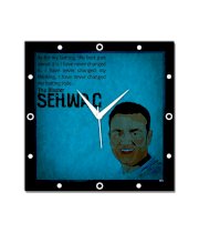 Bluegape IPL Cricket Virender Sehwag Wall Clock