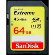 Sandisk Extreme SDHC 64gb UHS-I Class 10 (45MB/s)