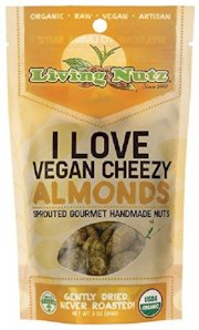 I Love Vegan Cheezy Almonds 3 oz Pkg