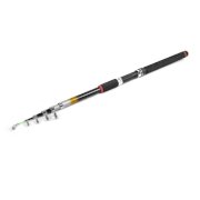  Black 2.7M Length 6 Sections Carbon Fiber Fishing Pole Rod