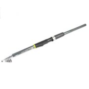 Black Dark Gray Handle 6 Sections Telescopic Fishing Pole Rod 2.5M 8.2 Ft Long