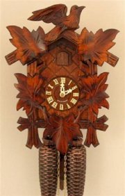 Sternreiter - German Hand Carved Cuckoo Clock with Eight-day Movement
