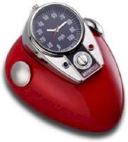  GoGifts Motor Bike Mini Tank Analog Clock (Red) 