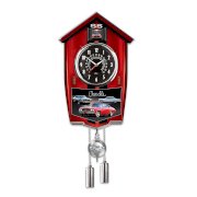 Chevelle Cuckoo Clock Lights Up With Revving Sound - By The Bradford Exchange