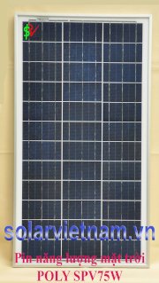 Pin năng lượng mặt trời Poly SPV75P