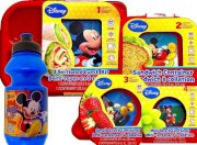 Disney Junior Clubhouse Mickey 11 Piece Lunch , Dinnerware Set , Disneyland Survival Kit , Picnic, School Lunch Mickey Mouse Edition