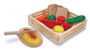 Melissa and Doug 487 Cutting Food Box Play Food Set