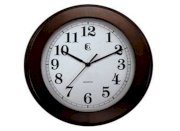 Geneva Clock Oval Wood Wall Clock