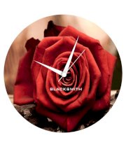 Blacksmith Rose Wall Clock