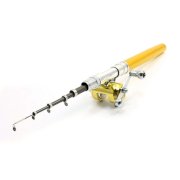 3.1Ft Length 7 Sections Telescopic Pen Freshwater Fishing Rod Reel Set