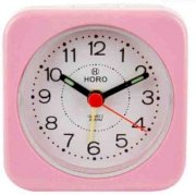  Horo HR064-001 Analog Clock (Pink) 
