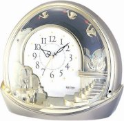  Rhythm 4SE443WR18 Analog Clock (Gold) 