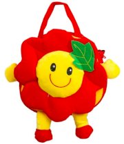 Dhoom Soft Toys Kids Sunflower Bag Red- 12inches