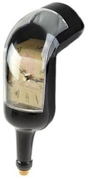  GoGifts Melting Wine Bottle Analog Clock (Multicolor) 