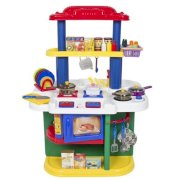 Best Choice Products® Deluxe Children Kitchen Cooking Pretend Play Set With Accessories
