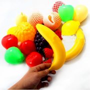 Fajiabao Pretend Food Play Plastic Fruits Toy for Children's Early Education