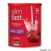 Sữa Bột Dâu Giảm Cân SLIM FAST - 364g