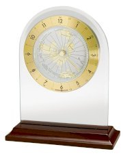  Howard Miller 645-603 World Time Arch Table Clock