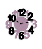 Blacksmith Purple Laminated Aluminium Classic Numbers Wall Clock