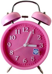  Gift Island Alarm Clock 13532 P Analog Clock (Pink) 