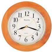 Bulova Madeline I Wooden Wall Clock