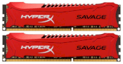 Kingston Savage Memory Red (HX316C9SRK2/8) - DDR3 - 8GB (2 x 4GB) - Bus 1600MHz - PC3 12800 kit CL11 Intel XMP DIMM