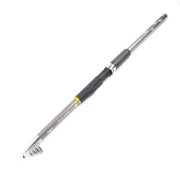 Gray Black Telescopic 6 Sections 2.4M Angling Fishing Pole