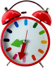  Gift Island Alarm Clock 13514 PK Analog Clock (Pink) 