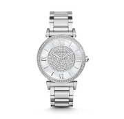Đồng hồ nữ Michael Kors Catlin Pavé Silver-Tone Watch MK3355