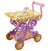 Disneys Princess Belle Enchanted Talking Tea Cart Mrs. Potts and Chip