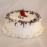 Gorgeous Tasty Looking Faux Vanilla Frosted Cake- 10"