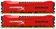 Kingston Savage Memory Red (HX316C9SRK2/16) - DDR3 - 16GB (2 x 8GB) - Bus 1600MHz - PC3 14900 kit CL9 Intel XMP DIMM