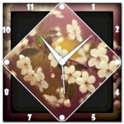 Amore Cherry Blossom 107665 Analog Wall Clock