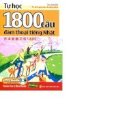 Tự học 1800 câu đàm thoại tiếng Nhật (Kèm CD)