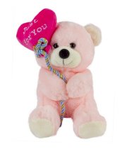 Dhoom Soft Toys Teddy Bear Balloon Just For You Pink- 8inches