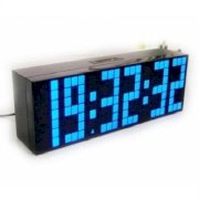 Onsources® Large Big Number Jumbo LED snooze wall desk Alarm clock count down timer with calendar