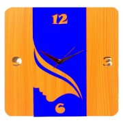 Timeline Lady Wall Clock Blue TI104DE12HDVINDFUR