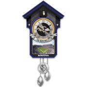 Baltimore Ravens Tribute Wall Clock With Cuckoo Bird In Helmet by The Bradford Exchange