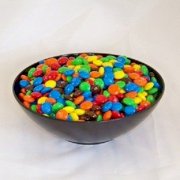 New! Yummy Faux Bowl of Colorful M & M's