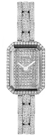     Chanel Ladies 18kt Gold Diamonds19.5mm X 15mm 64348