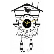 Gloob Cuckoo House Wall Decal Clock Sticker GL672DE08PHRINDFUR