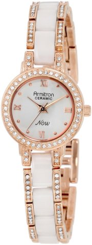 Armitron Women's White Bracelet Watch 24.34mm  57447